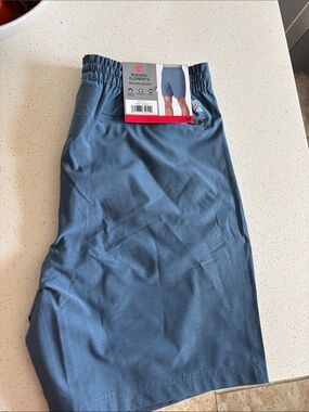 Rugged Elements Men's Slate Blue Athletic Woven Shorts